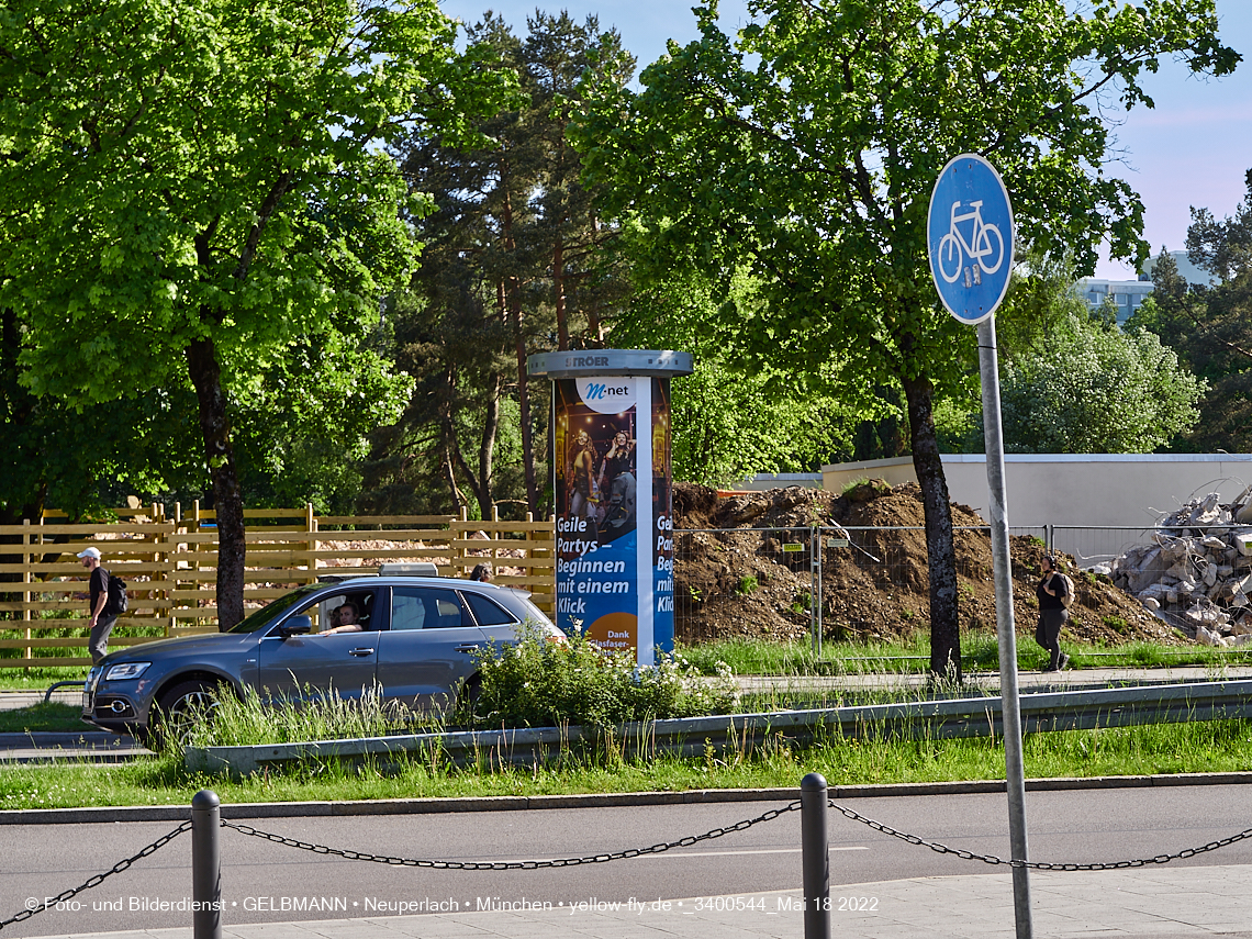 18.05.2022 - Baustelle am Haus für Kinder in Neuperlach